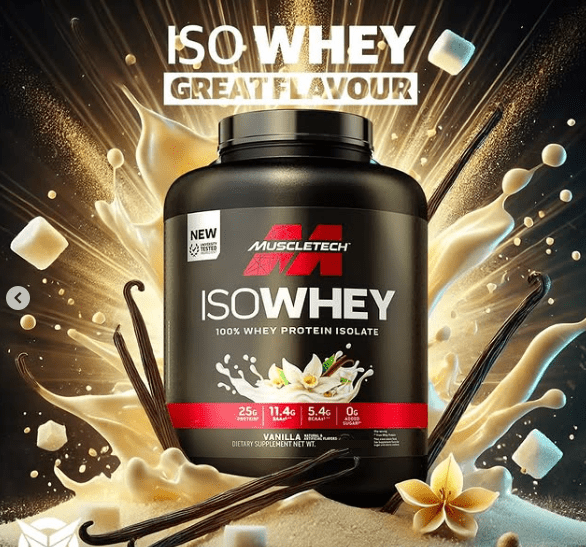 Muscletech- Iso Whey Vanilla (Original) © - Kahn Health